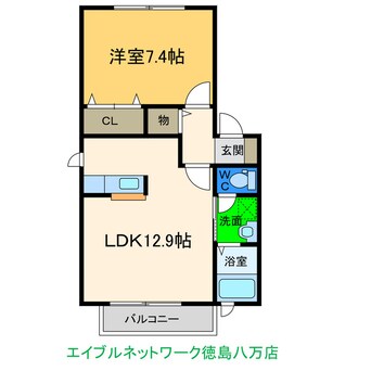 間取図 シャーメゾン昭和Ⅰ