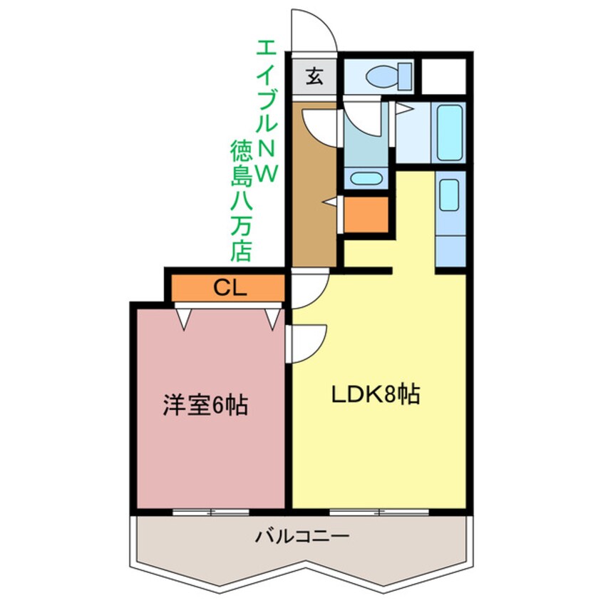 間取図 エクセルかちどき橋