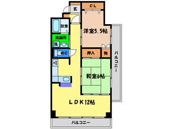 間取図 第３コーポ浜田