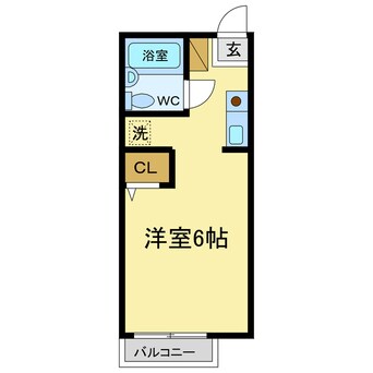 間取図 シティハイム山城Ⅰ