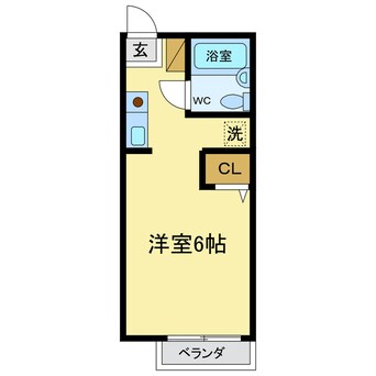 間取図 シティハイム山城Ⅰ