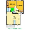 ウィルモア津田本町Ａ 2LDKの間取り