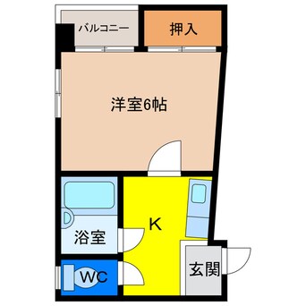 間取図 パレス鷹匠一番館