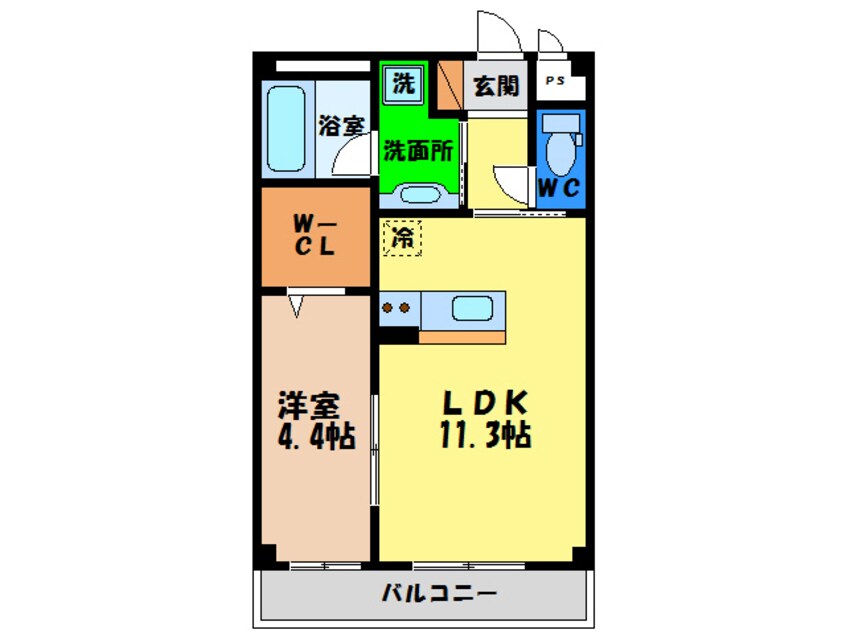 間取図 セレーナ沖浜