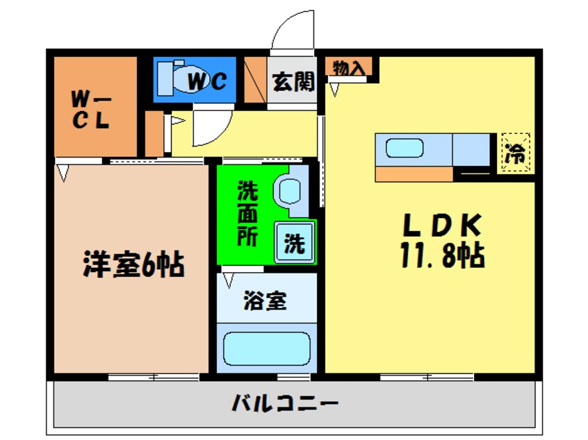 間取図 アンソレイエ