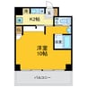 FACEビル 1Kの間取り