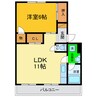 アンカーアパートメント 1LDKの間取り