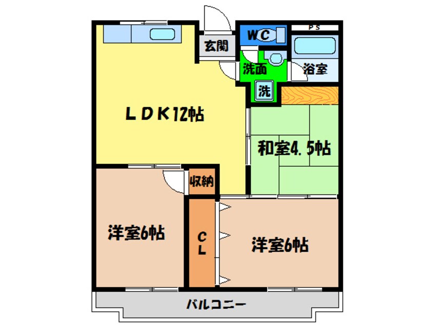 間取図 第２サニーハイツ