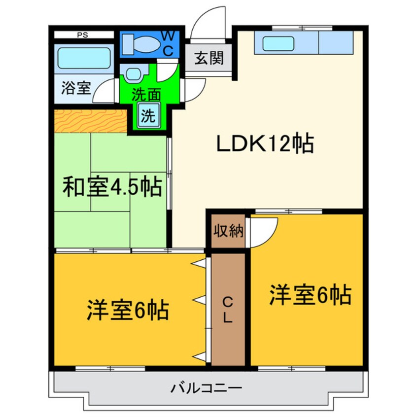 間取図 第２サニーハイツ