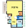 フルハウス 1Kの間取り