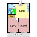 サンステージ上助任の間取図