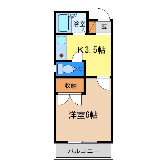 間取り図 シティガーデン富田