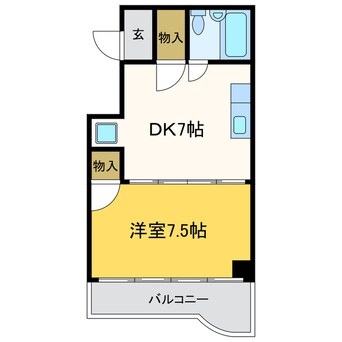 間取図 シティコーポ宝仙