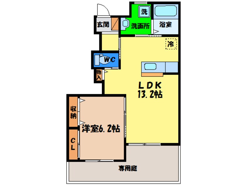 間取図 ビニグリーン末広