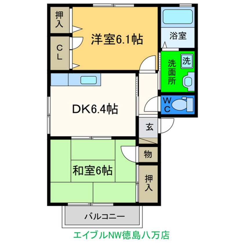 間取図 フォーレスジャルダン