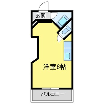 間取図 パレＦＵＫＵＯＫＡ３