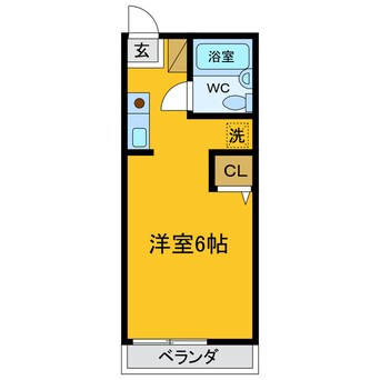 間取図 シティハイム山城Ⅱ