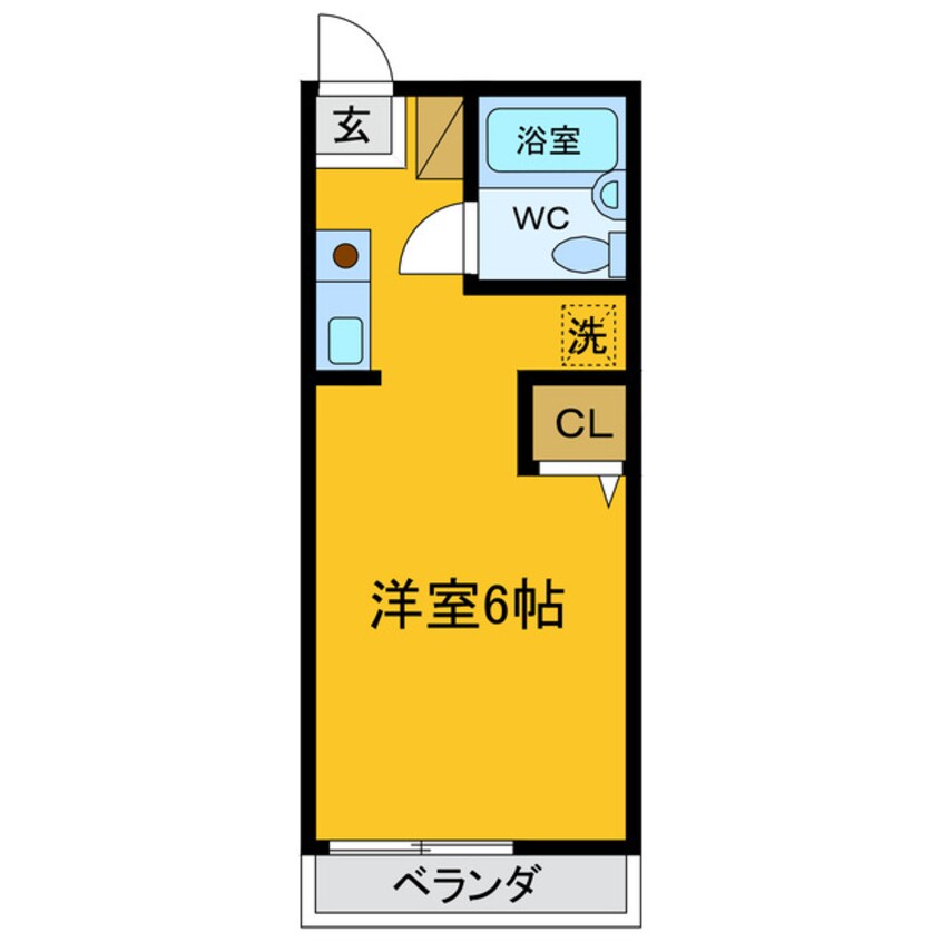 間取図 シティハイム山城Ⅱ