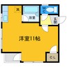 トレゾール山城 1Rの間取り