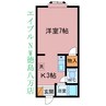 牟岐線/二軒屋駅 徒歩12分 2階 築31年 1Kの間取り