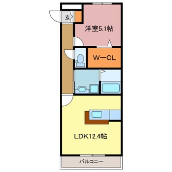 間取図 ゆとりあＶ