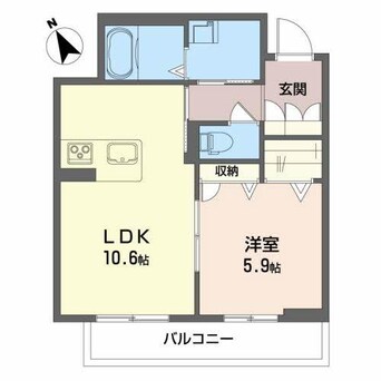 間取図 ベレオアトリエール住吉