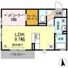 アゼリアブロム 1LDKの間取り