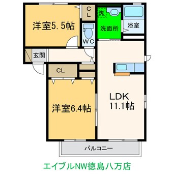 間取図 ハミングタウンⅠ