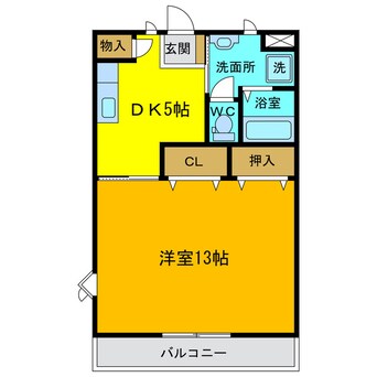 間取図 プリヴェール新浜