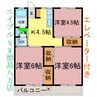 ハニーハイツ 3Kの間取り