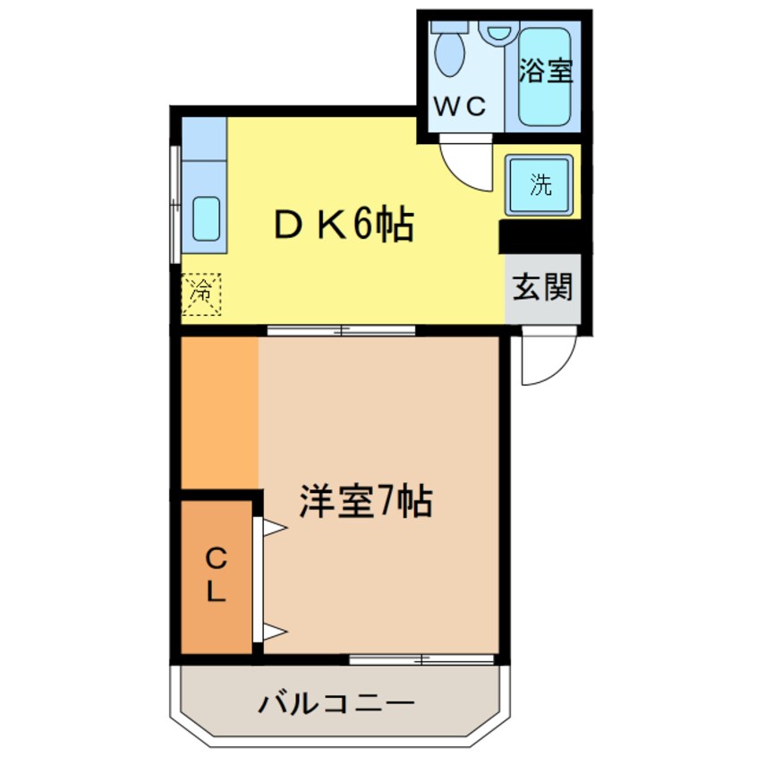 間取図 スカイハイツⅢ