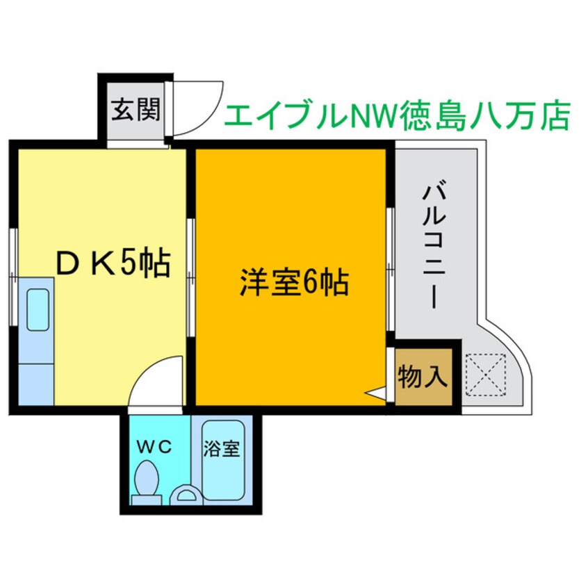 間取図 スカイハイツⅢ