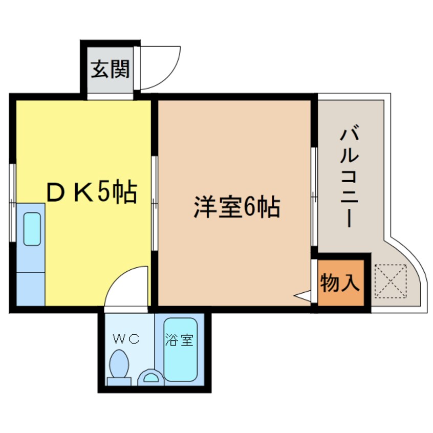 間取図 スカイハイツⅢ