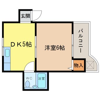 間取図 スカイハイツⅢ