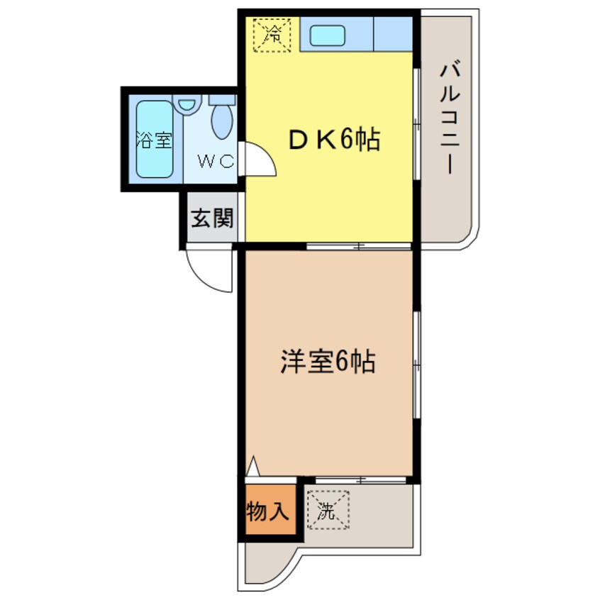 間取図 スカイハイツⅢ