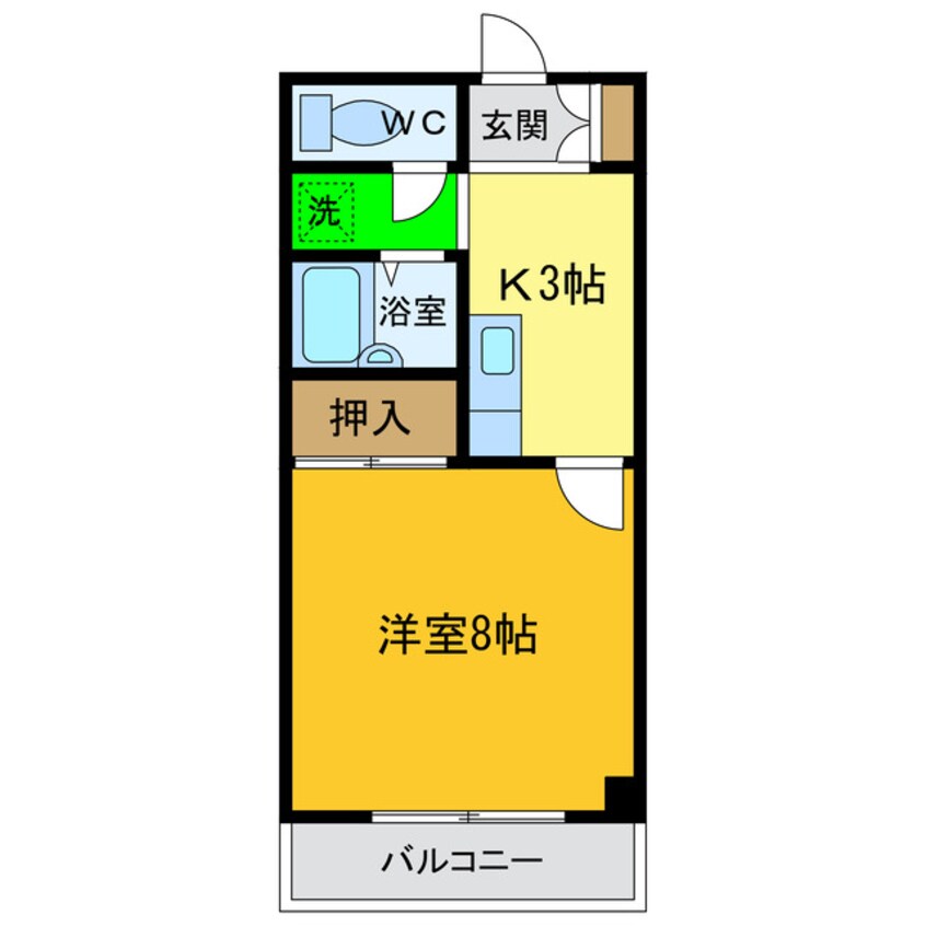 間取図 ハイム眉山