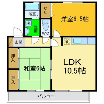 間取図 エステート川北