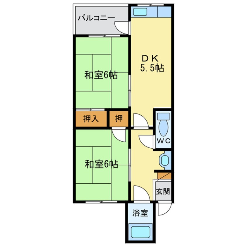 間取図 福永マンション