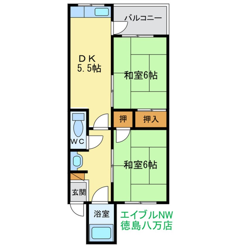 間取図 福永マンション