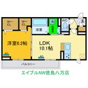 フィオーレ南二軒屋の間取図