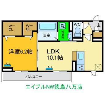 間取図 フィオーレ南二軒屋