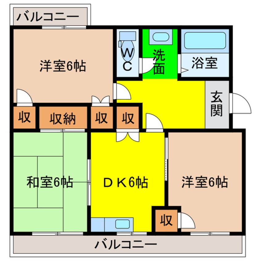 間取図 第2阿波ビル