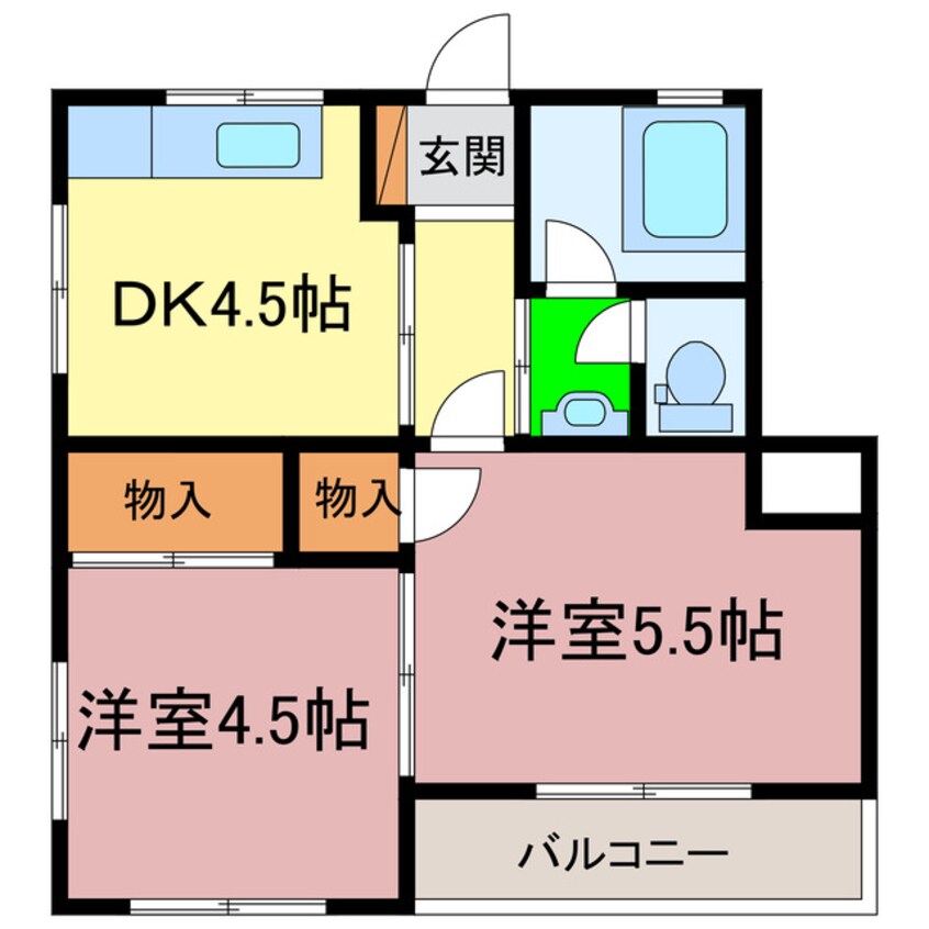 間取図 松原マンション