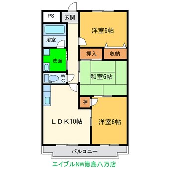 間取図 グローリアス２１