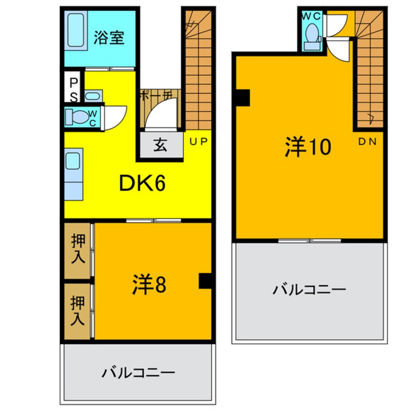 間取図 フラワービル