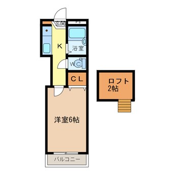 間取図 フェアリー大和町