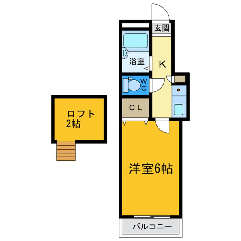 間取図 フェアリー大和町