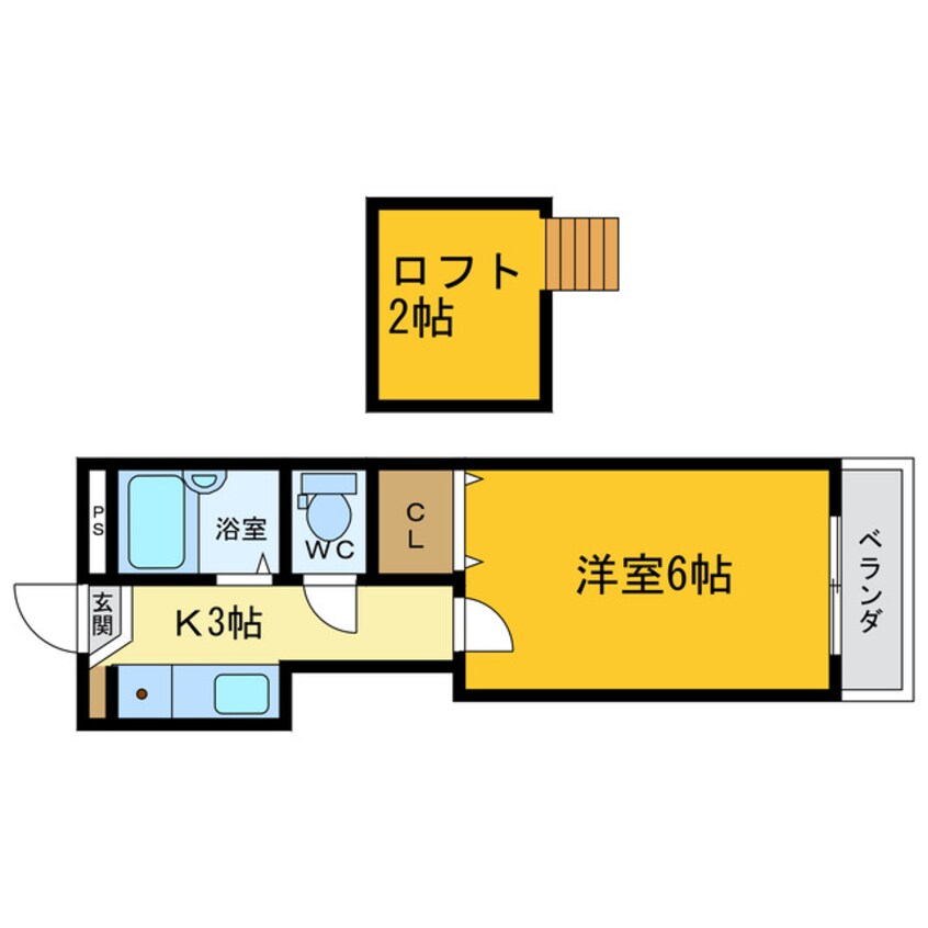 間取図 フェアリー大和町