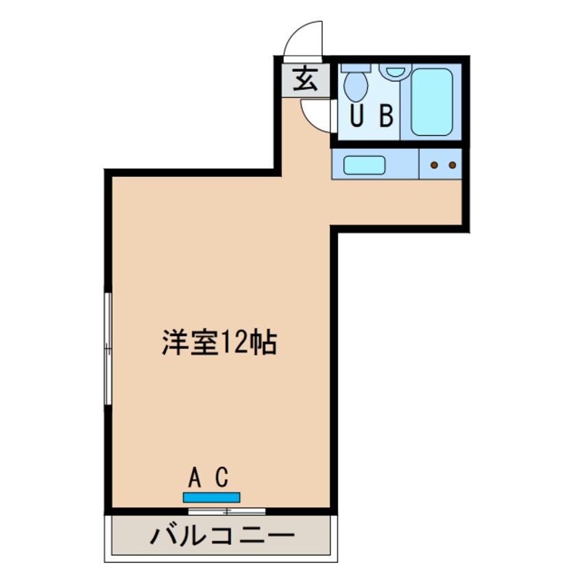 間取図 シティハイム昭和パート６