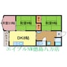 渭東ハイツ 3DKの間取り